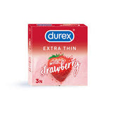 Durex Wild Strawberry Condoms for Men 3 No's
